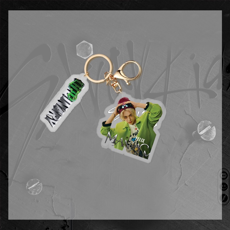 Móc Khóa Acrylic Hình Các Thành Viên Nhóm Nhạc Kpop Stray Kids