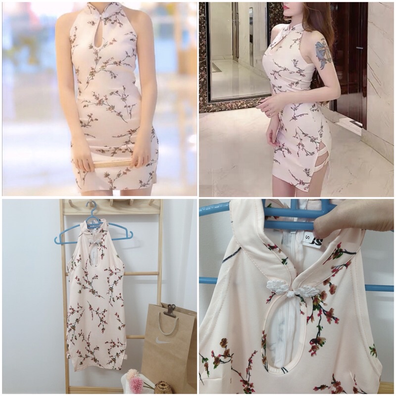 Sườn xám kỳ bào Trung Hoa 2hand có BIG SIZE