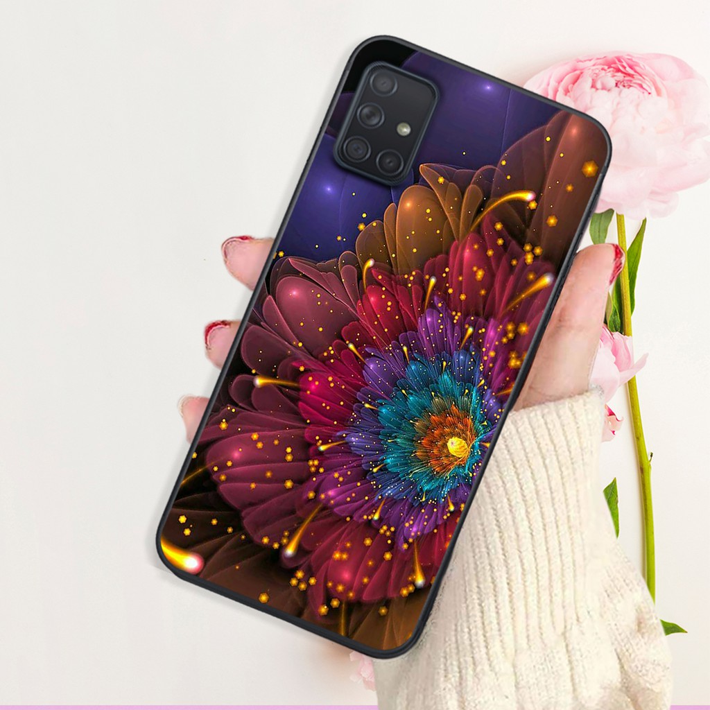 Ốp lưng điện thoại Samsung Galaxy A51 - A71 in hình hoa siêu đẹp- Doremistorevn