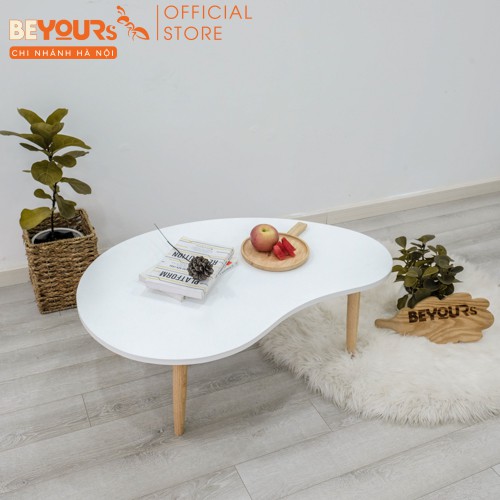 Bàn Trà Sofa Thông Minh BEYOURs D Table Bằng Gỗ Hình Hạt Đậu Nội Thất Kiểu Hàn Lắp Ráp