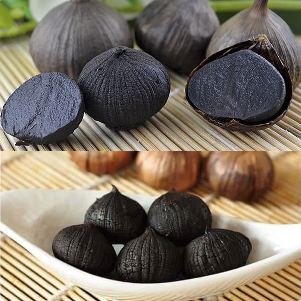 Tỏi đen cô đơn lên men tự nhiên Mộc Can tốt cho sức khỏe, tim mạch, cải thiện đầy bụng, ăn không tiêu tỏi đen hộp 250g