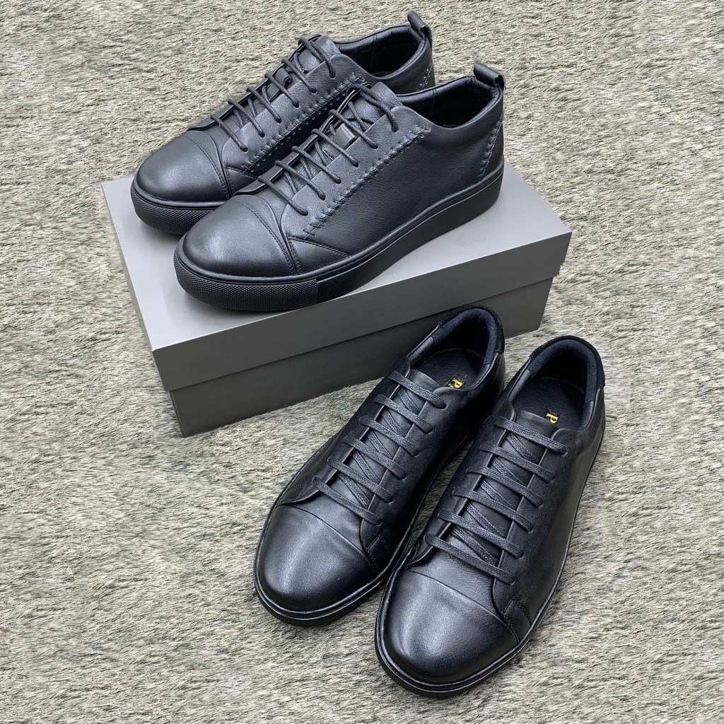 Giầy thể thao/sneaker nam da bò đế cao su đúc