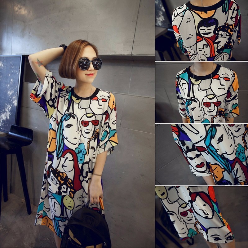 FREESHIP ĐƠN 99K_ Đầm suông không in họa tiết phong cách Boho | BigBuy360 - bigbuy360.vn