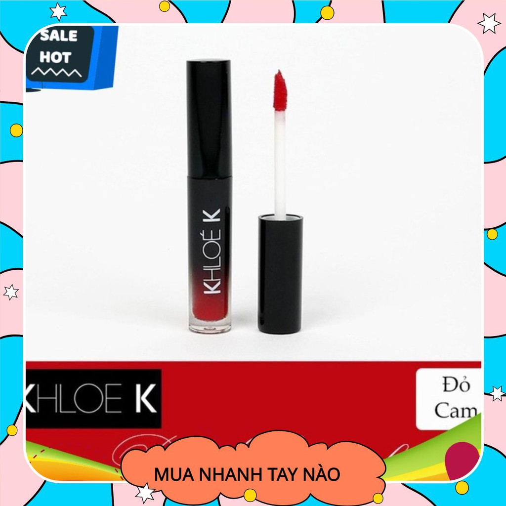 Combo 2 Son Dưỡng dạng kem Cao Cấp Khloe K Màu Đỏ Cam Ohala.Shop01