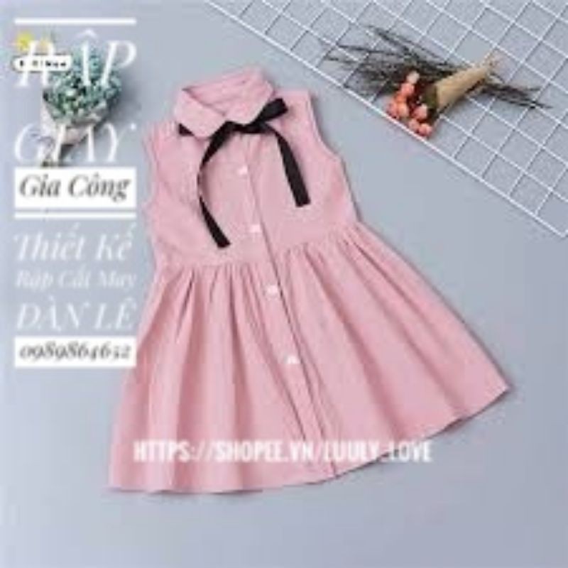 RẬP  Giấy Cắt May B07_ ĐẦM BÉ GÁI (1-10T)