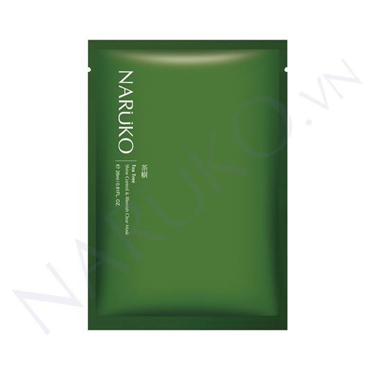 MẶT NẠ TRÀM TRÀ NARUKO TEA TREE SHINE CONTROL AND BLEMISH CLEAR MASK