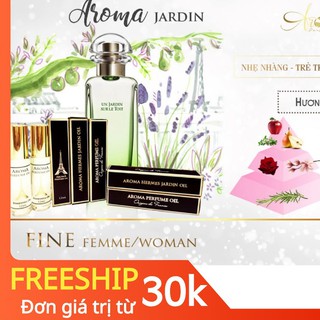 Hermet jardin nước hoa tinh dầu pháp 12ml dạng lăn - jardin