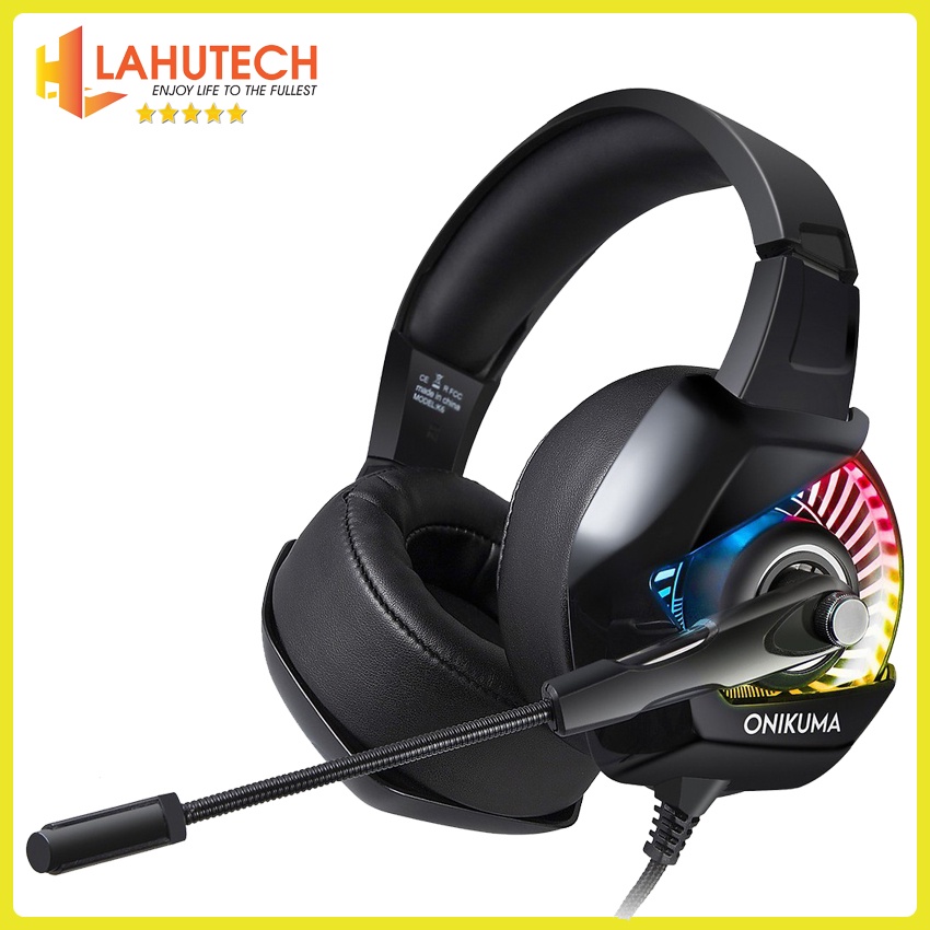 Tai Nghe Chơi Game ONIKUMA K6 Có Led RGB, Microphone (Headphone Gaming E-sports)