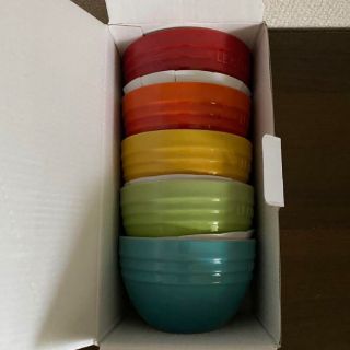 Chén ăn cơm Le creuset rainbow 5 chiếc