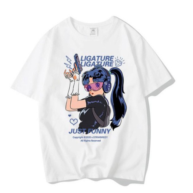 Áo thun tay lỡ Unisex Awesometee, áo phông form rộng ATL M400-40