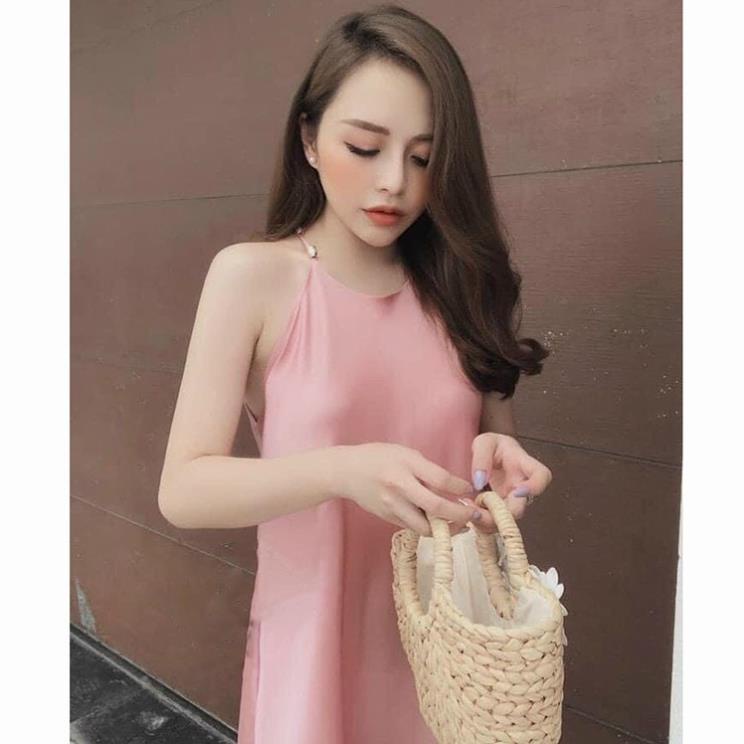 Đầm suông , váy suông, cami yếm lụa, Chất lụa cực xịn xò