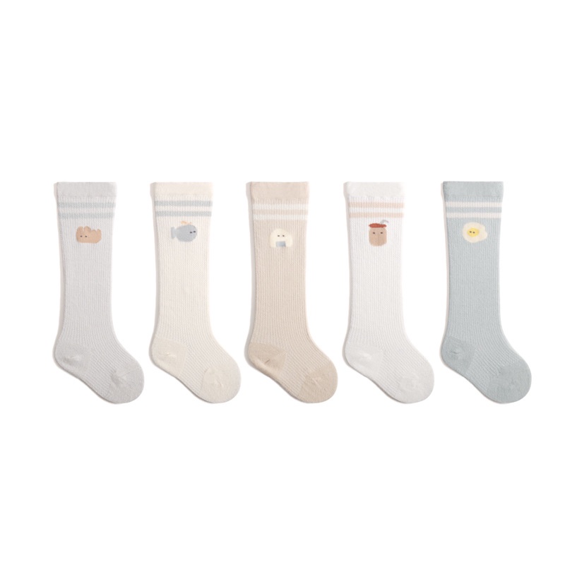 Tất/vớ lưới cổ cao chống muỗi hình thú phong cách hoạt hình unisex cho bé trai và gái chính hãng Nemo Baby