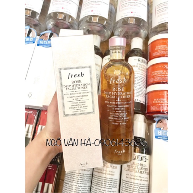 [DUTY FREE] Toner Hoa Hồng Fresh Rose Deep Hydration 250ml