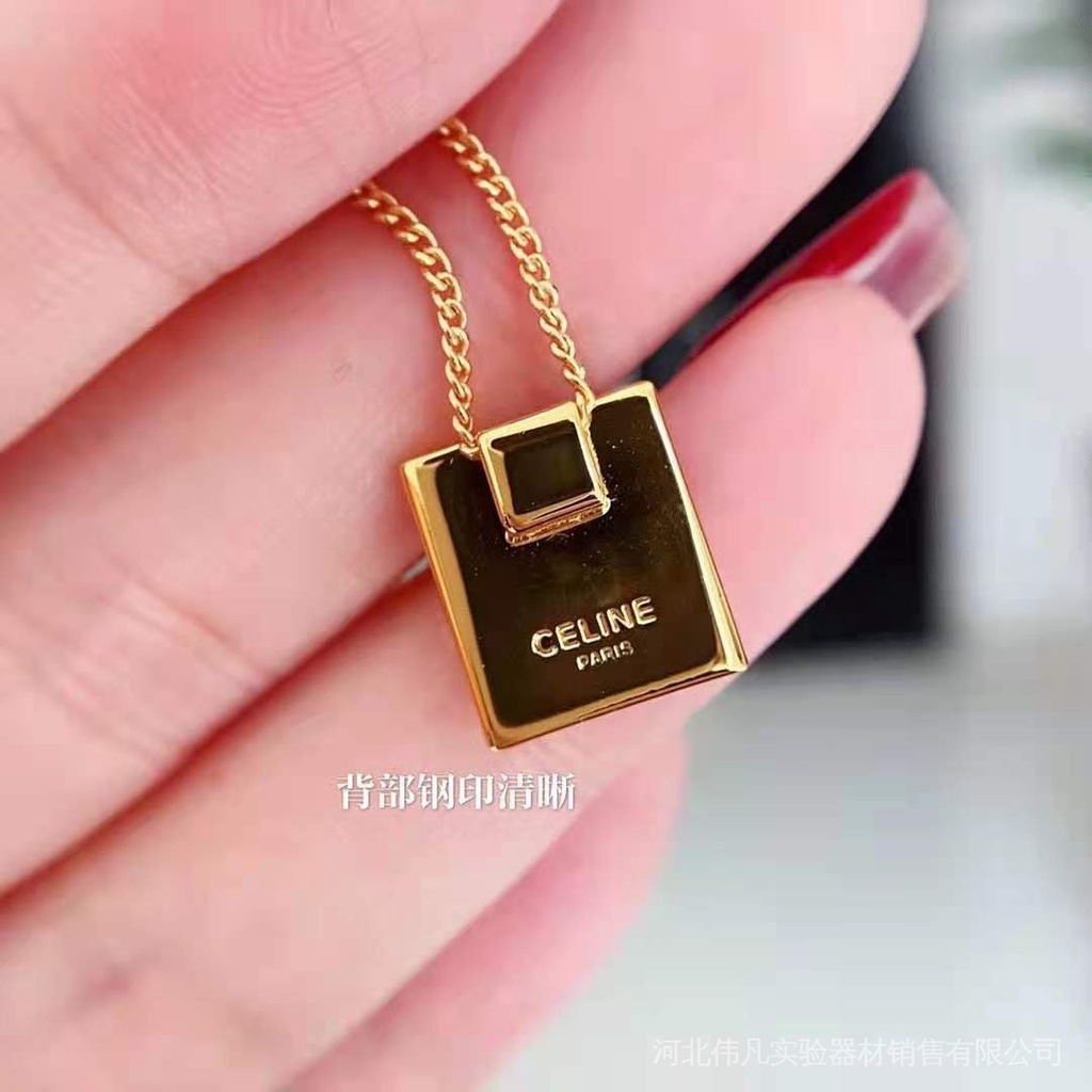 Dây Chuyền Bạc S925 Mặt Hình Vuông Khắc 26 Chữ Cái