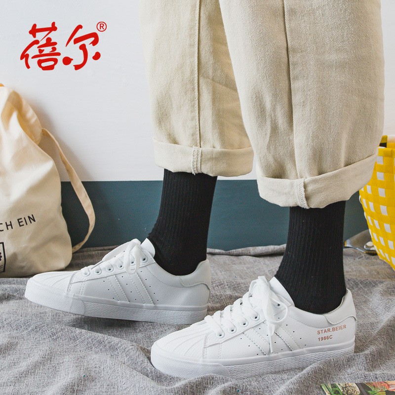 Giày Thể Thao Vải Bạt Màu Trắng Thoáng Khí Mùa Xuân Mới Phong Cách Hồng Kông Cho Nữ