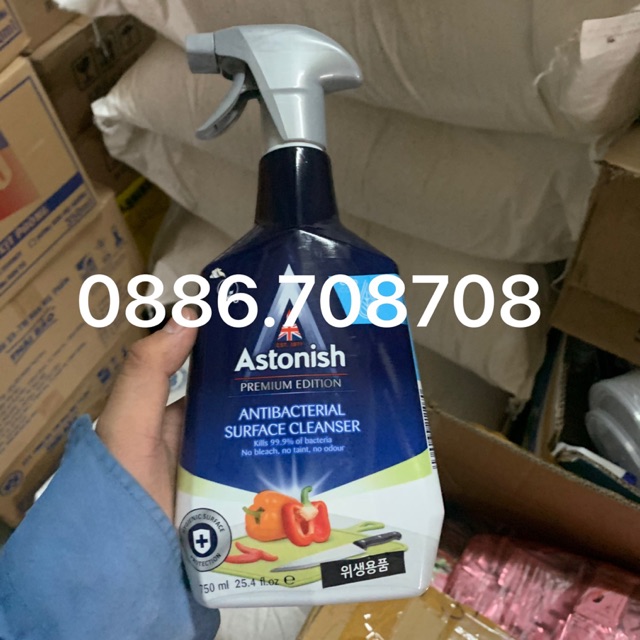 Bình xịt vệ sinh dụng cụ bếp Astonish 750ml