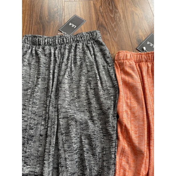 Quần ống rộng thun sọc,chất vải dư siêu đẹp, Hình thật shop chụp