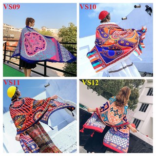 (HÀNG LOẠI 1-CHẤT VISO) KHĂN CHOÀNG BOHO ĐI BIỂN, DU LỊCH