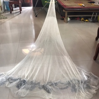 Chài bắt cá dù trắng cao 3 m