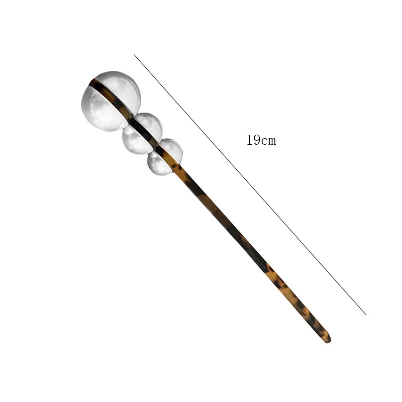 Trâm Cài Tóc Trong Suốt Hình Học Kiểu Trung Hoa Cho Nữ 1 Cái