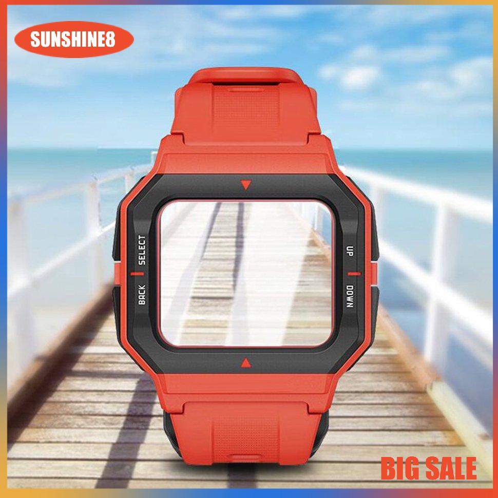 【SUN】Tempered Glass Clear Protective Film Guard Sport Smart Watch Protective Film