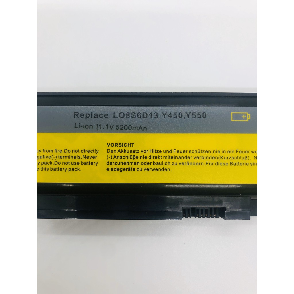 Pin Laptop Lenovo IdeaPad Y450 Y450A Y550 Y550A Y550P Hàng Mới 100% Bảo Bảo Hành 12 Tháng