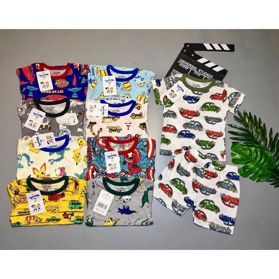 Bộ Hè Xuất Hàn Cho Bé Chất Cotton thông hơi Mát Mềm 7 - 21kg