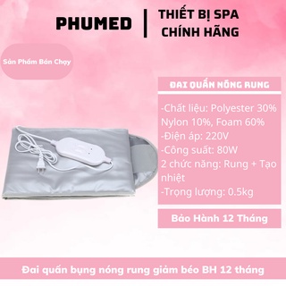 Đai quấn bụng nóng rung giảm béo
