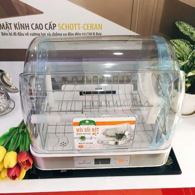 Máy sấy bát khử khuẩn cao cấp 45L Smartcook DDS-3906 - Hàng chính hãng Elmich - Bảo hành 12 tháng