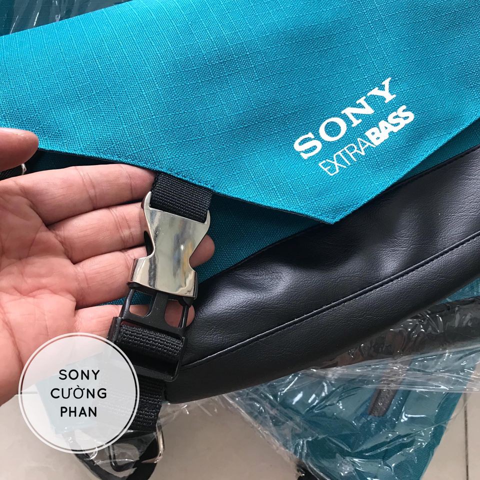 Túi Chéo Sony Extra Bass Màu Xanh - Siêu Cute | BigBuy360 - bigbuy360.vn