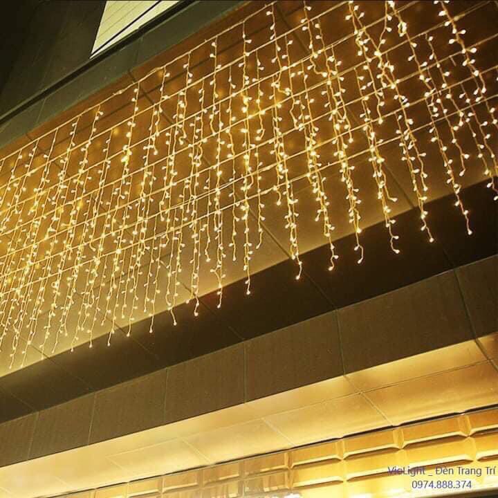 Đèn led rèm rũ 5m decor quán cafe giá tốt