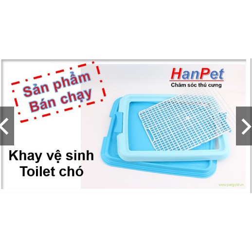 Khay vệ sinh cho chó dạng lưới cải tiến (Ladiep 377b)+ Tặng 3 tấm lót chuồng, sàn xe