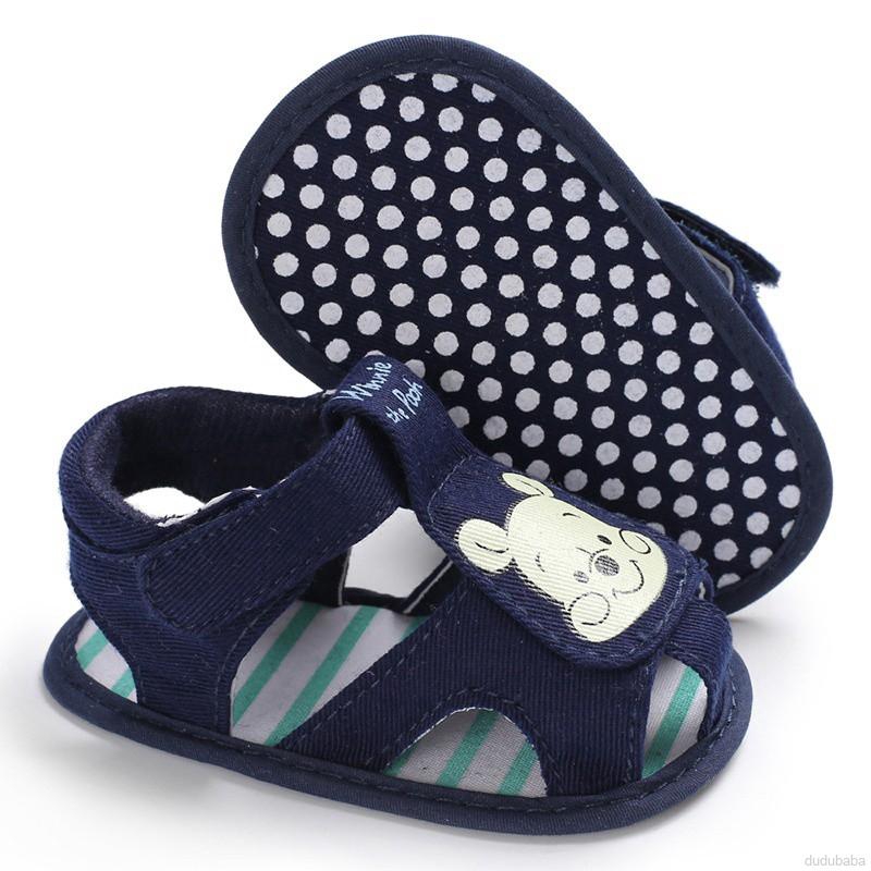 Giày Sandal Đế Mềm Cho Bé Trai Từ 0-18 Tháng Tuổi