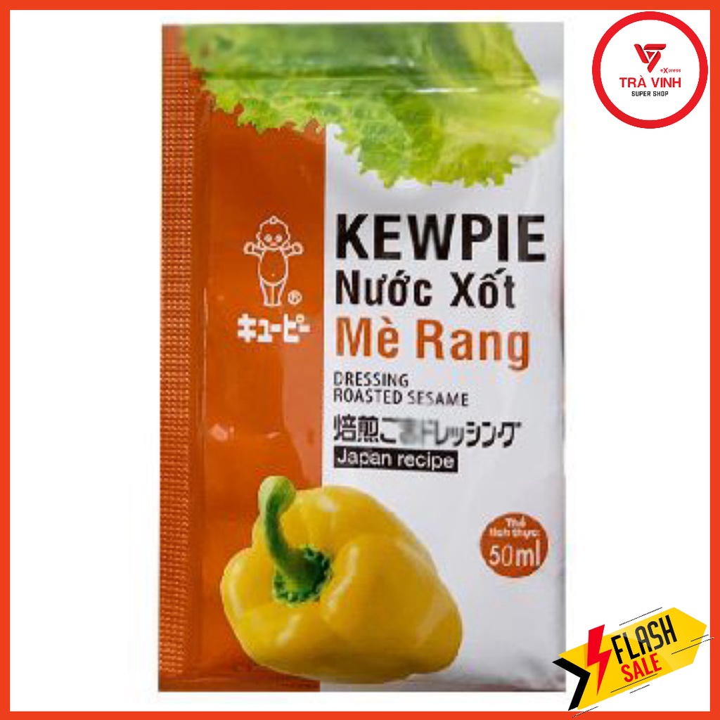 Sốt mè rang Kewpie Nhật Bản gói 15ml Mùi thơm của mè - HƯƠNG VỊ TRUYỀN THỐNG - RONG NHO KHÁNH HÒA