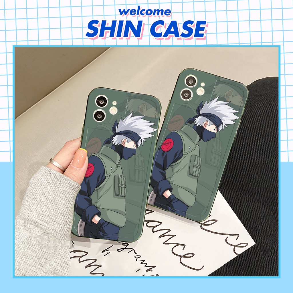 Ốp lưng iphone Kakashi bóng cạnh vuông 6/6plus/6s/6splus/7/7plus/8/8plus/x/xr/xs/11/12/13/pro/max/plus/promax