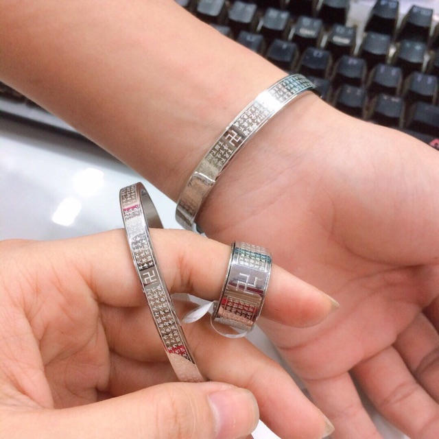Vòng bát nhã tâm kinh bình an may mắn, vòng tay ko đen V2255