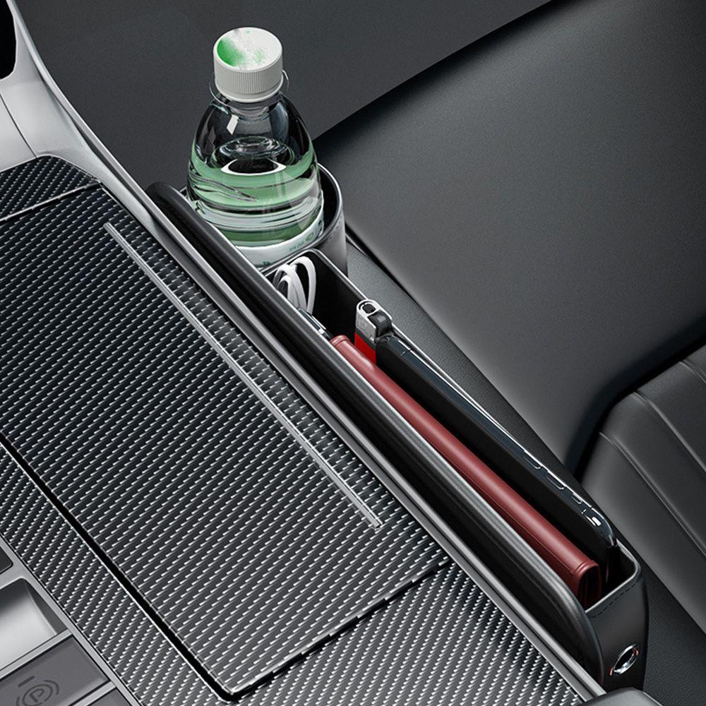 Hộp Đựng Đồ Dùng Xe Hơi Chống Trượt Đa Năng Thiết Kế Lỗ Sạc Tiện Dụng