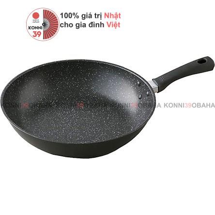 CHẢO VÂN ĐÁ DÙNG ĐƯỢC BẾP TỪ 30CM KAI