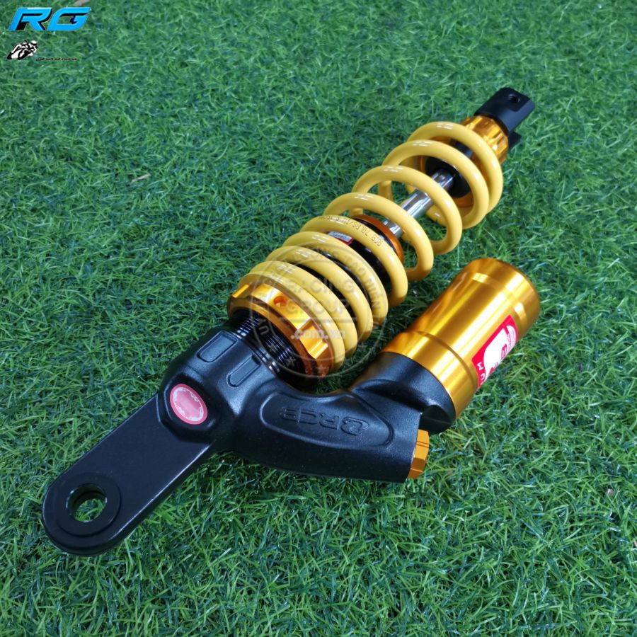 Phuộc Nhún Racing Boy Sau VE Click 125i 330mm Ty Vàng Cho Vario, Click, Vision, Fee Go Chính Hãng Bảo Hành 12 Tháng