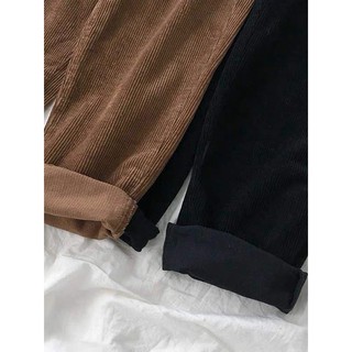 QUẦN NHUNG KÈM BELT