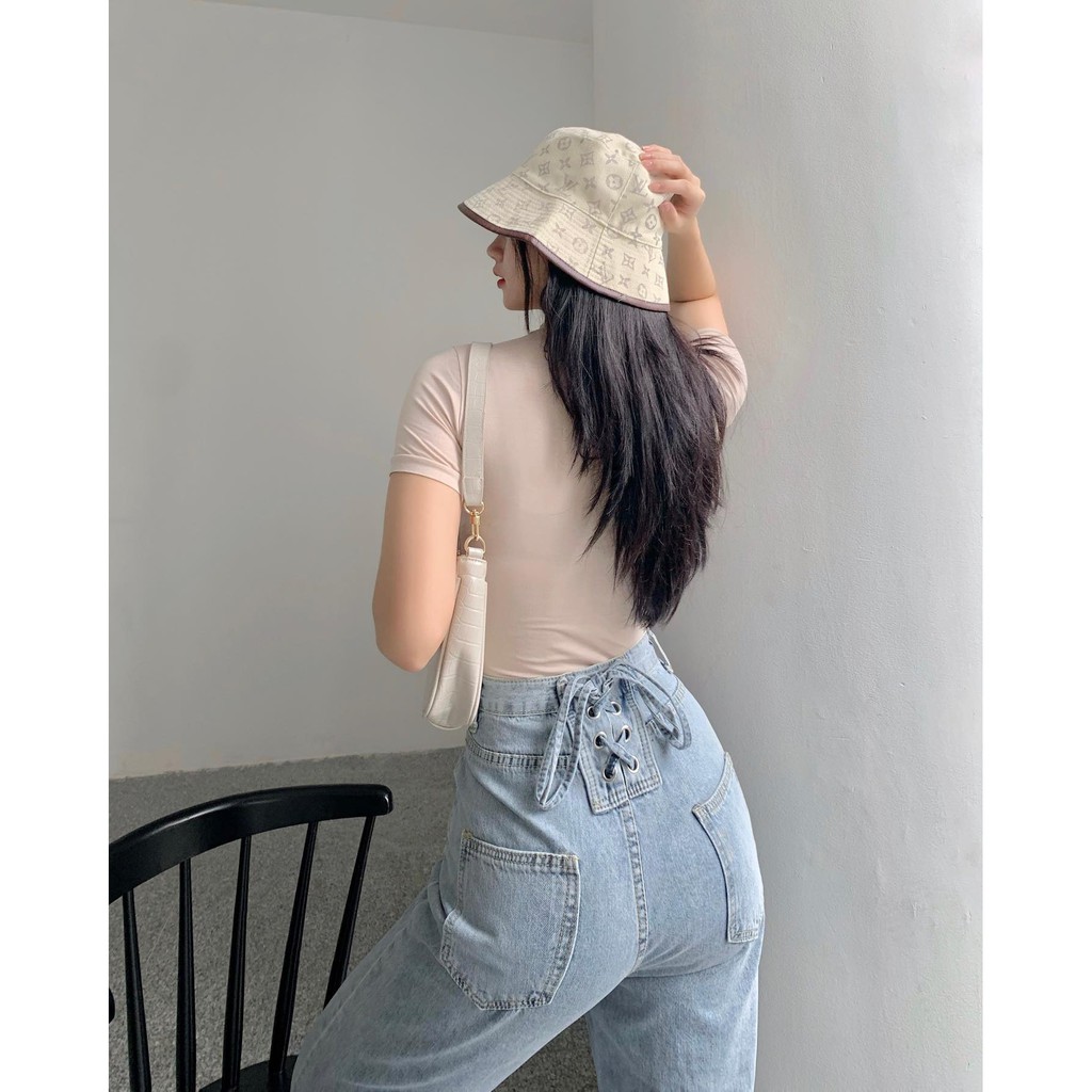 QUẦN JEANS LƯNG THẮT DÂY-QJ004