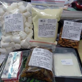 set làm kẹo nougat( kẹo hạnh phúc)