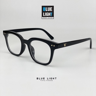 Kính Giả Cận Chống Ánh Sáng Xanh, Gọng Kính Cận Nam Nữ V Dáng Nhỏ Khung Dày Không Độ Hàn Quốc - BLUE LIGHT SHOP