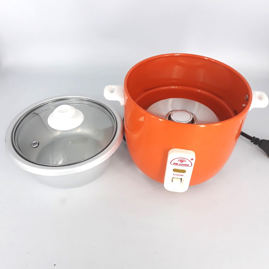 Nồi Cơm Điện Mini 0.3 Lít Kim Cương KC-0.3L - Chỉ 1 Người Ăn - Hàng Chính Hãng (Bảo Hành 12 Tháng)