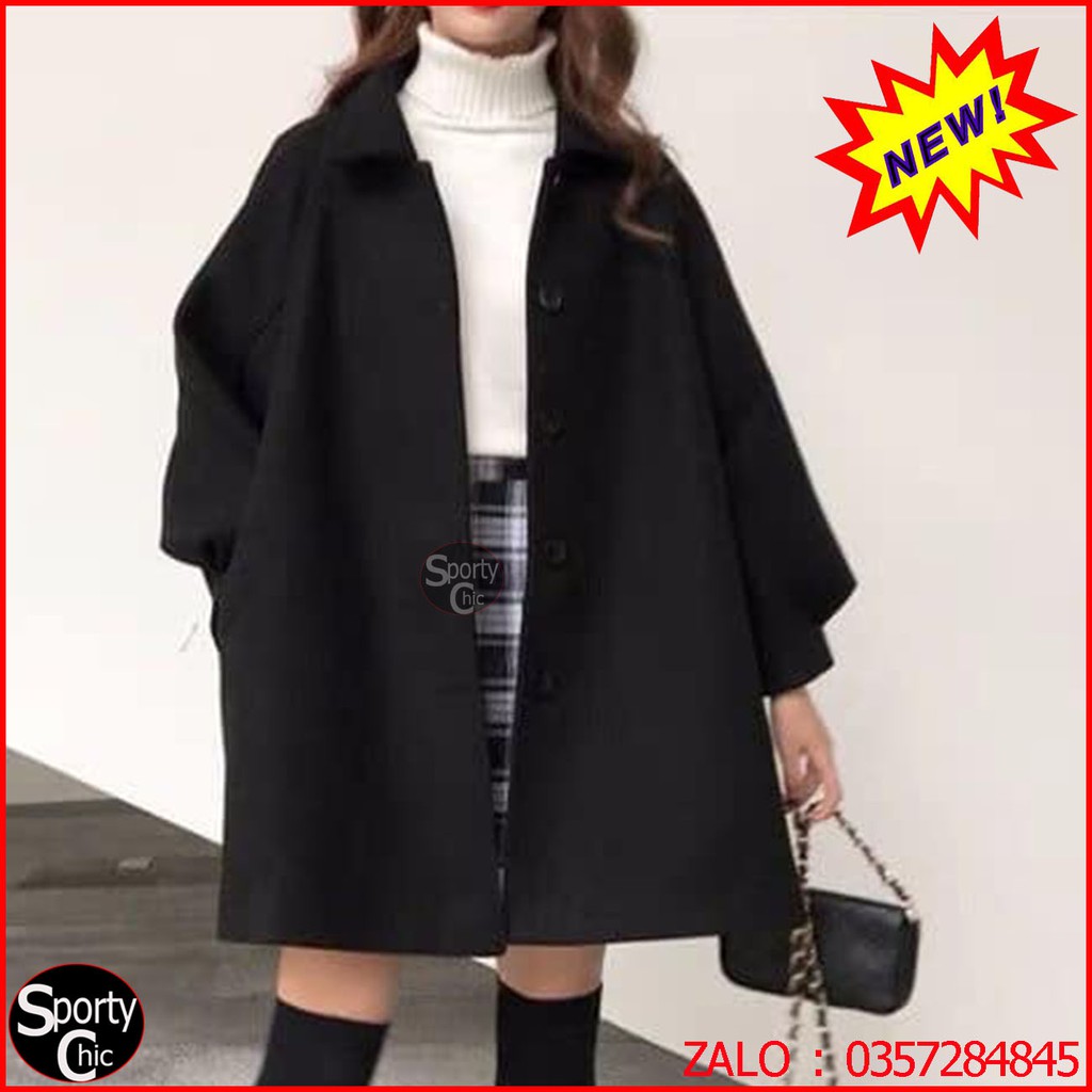 Áo dạ nữ dáng suông đẹp | BigBuy360 - bigbuy360.vn