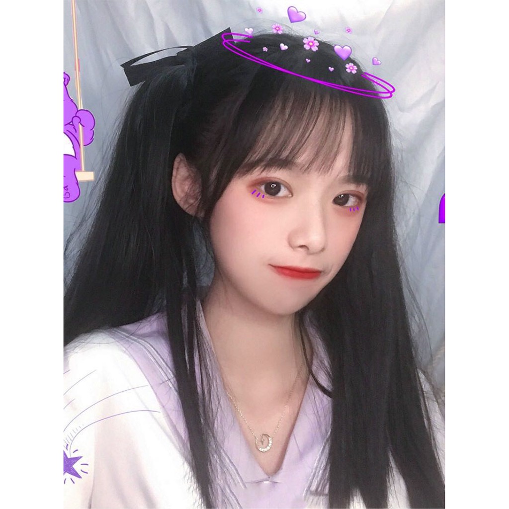 Tóc Giả Kiểu Cột Đuôi Ngựa Dài 50cm Phong Cách Lolita