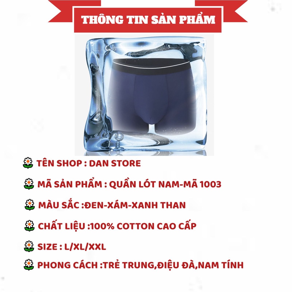 Quần Sịp Đùi Nam - Quần sịp đùi nam cao cấp mềm mại thoáng mát DAN STORE MÃ 1003