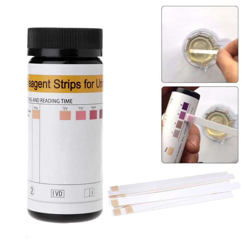 Bộ 100 Que Thử Ketosis Dùng Thử Nghiệm Hàng Ngày Và Giám Sát Ketosis