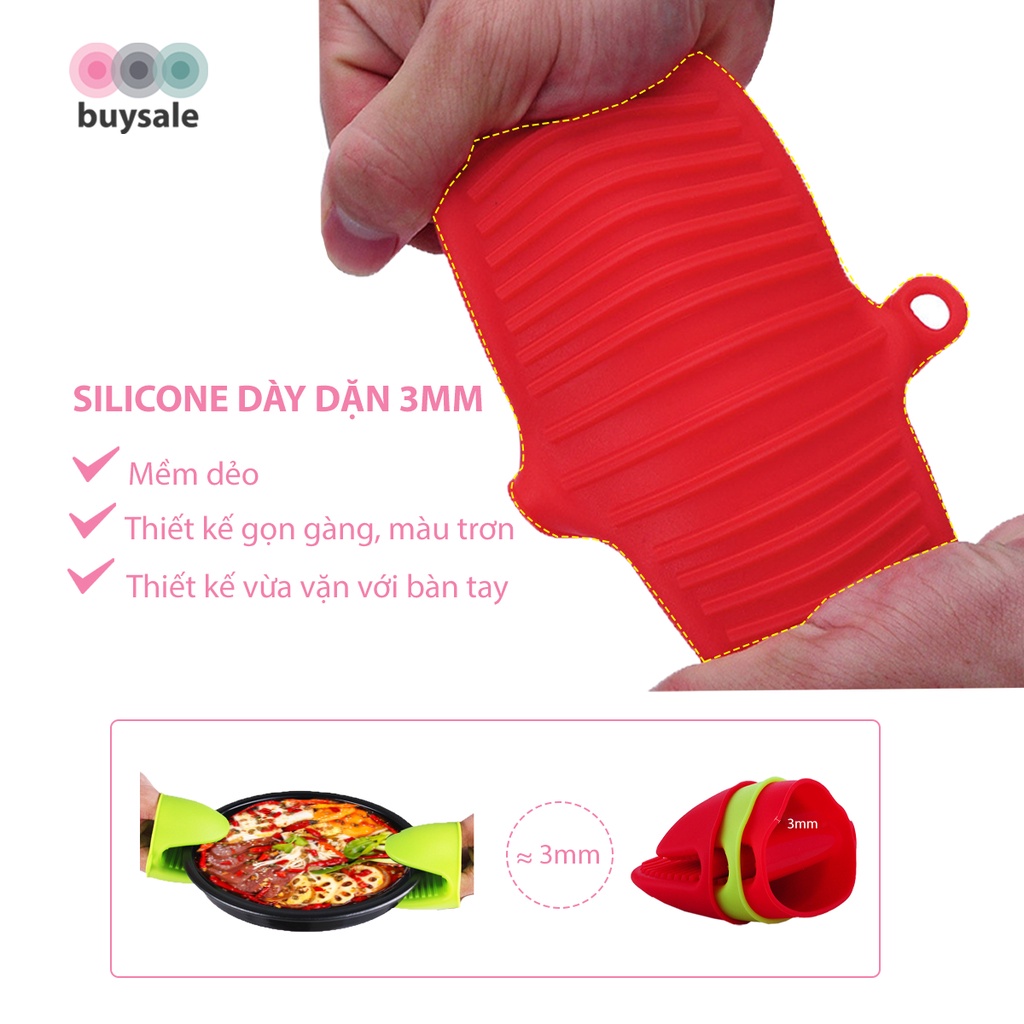 Miếng nhấc nồi hình mỏ vịt, chất liệu silicone cao cấp, chống trượt, chịu nhiệt - buysale - BSPK207