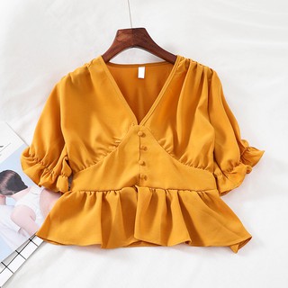 Áo Voan Kiểu Nữ BabyDoll Siêu Cute EVA AO 30244
